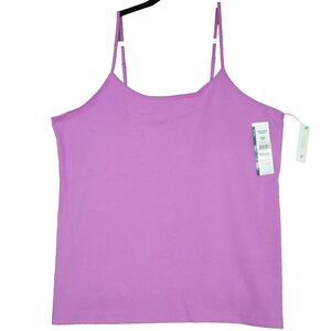 Time & True Tank Top Shell Shirt Blouse Size XXXL (22) Lavender NEW